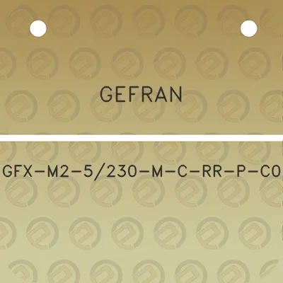 gefran-gfx-m2-5230-m-c-rr-p-c0