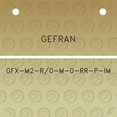 gefran-gfx-m2-r0-m-0-rr-p-im