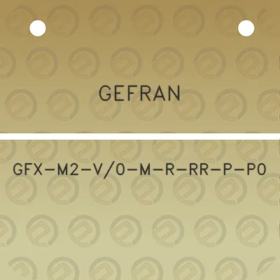 gefran-gfx-m2-v0-m-r-rr-p-p0