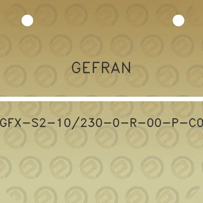 gefran-gfx-s2-10230-0-r-00-p-c0