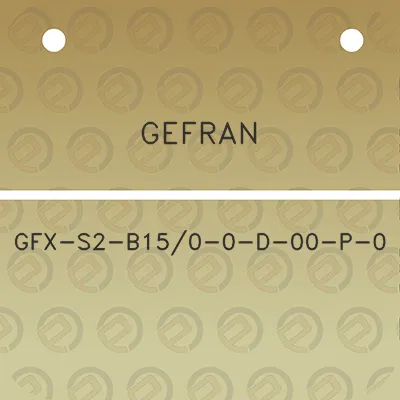 gefran-gfx-s2-b150-0-d-00-p-0