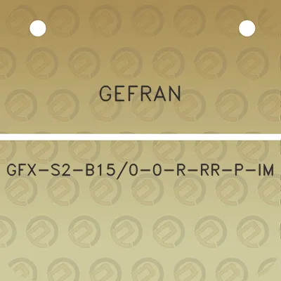 gefran-gfx-s2-b150-0-r-rr-p-im