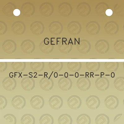 gefran-gfx-s2-r0-0-0-rr-p-0