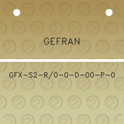 gefran-gfx-s2-r0-0-d-00-p-0