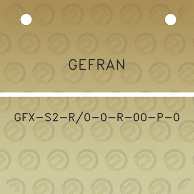 gefran-gfx-s2-r0-0-r-00-p-0