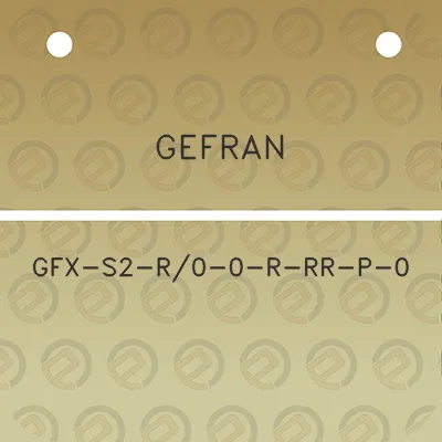 gefran-gfx-s2-r0-0-r-rr-p-0