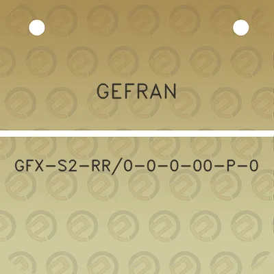 gefran-gfx-s2-rr0-0-0-00-p-0