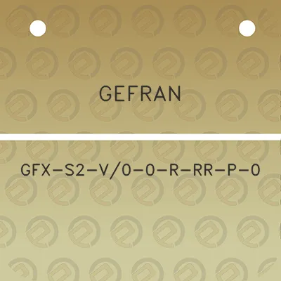 gefran-gfx-s2-v0-0-r-rr-p-0