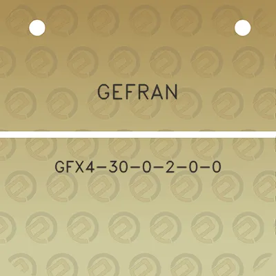 gefran-gfx4-30-0-2-0-0