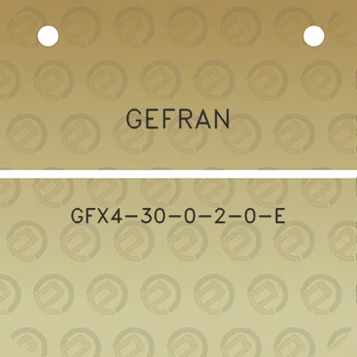 gefran-gfx4-30-0-2-0-e