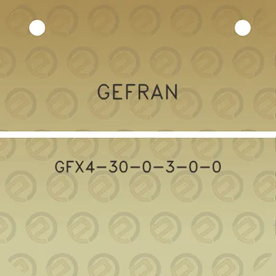 gefran-gfx4-30-0-3-0-0