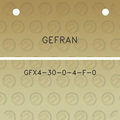 gefran-gfx4-30-0-4-f-0