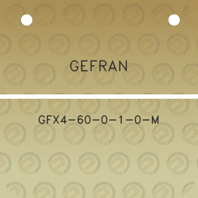 gefran-gfx4-60-0-1-0-m