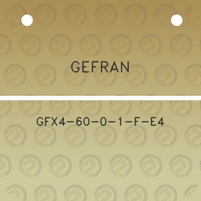 gefran-gfx4-60-0-1-f-e4