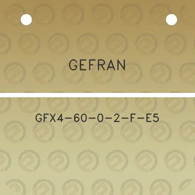 gefran-gfx4-60-0-2-f-e5