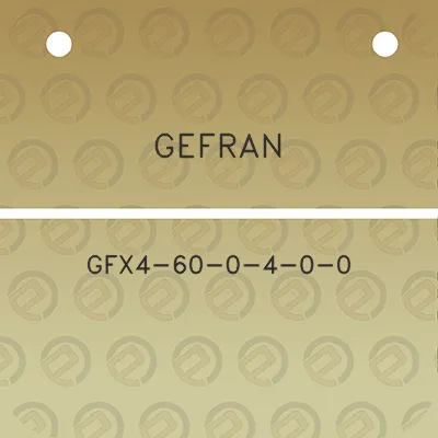 gefran-gfx4-60-0-4-0-0