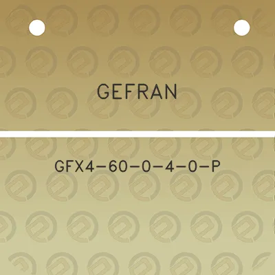 gefran-gfx4-60-0-4-0-p