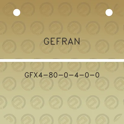 gefran-gfx4-80-0-4-0-0