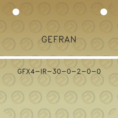 gefran-gfx4-ir-30-0-2-0-0