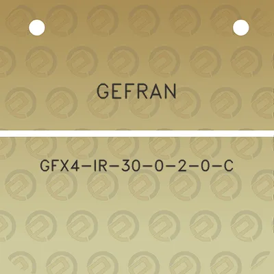 gefran-gfx4-ir-30-0-2-0-c