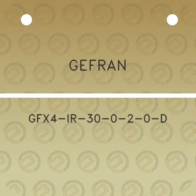 gefran-gfx4-ir-30-0-2-0-d