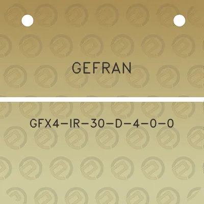 gefran-gfx4-ir-30-d-4-0-0