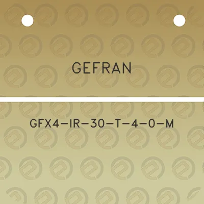 gefran-gfx4-ir-30-t-4-0-m