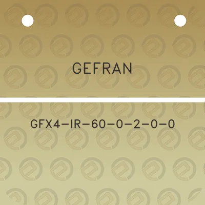 gefran-gfx4-ir-60-0-2-0-0