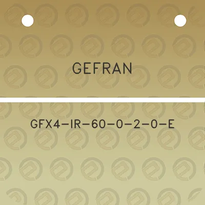 gefran-gfx4-ir-60-0-2-0-e