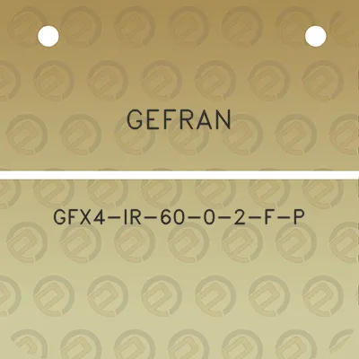 gefran-gfx4-ir-60-0-2-f-p