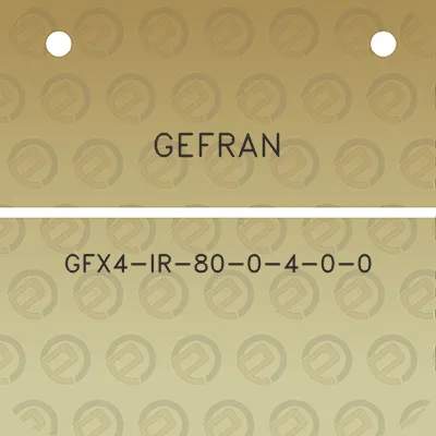 gefran-gfx4-ir-80-0-4-0-0