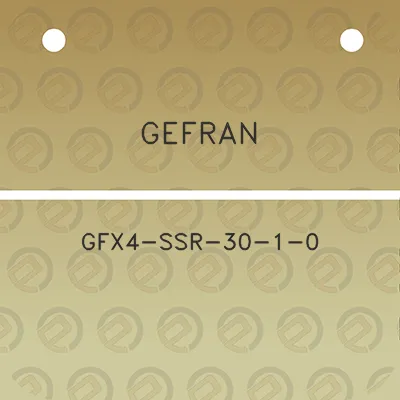 gefran-gfx4-ssr-30-1-0