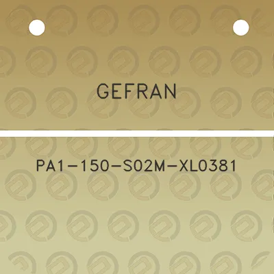 gefran-pa1-150-s02m-xl0381