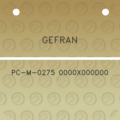 gefran-pc-m-0275-0000x000d00