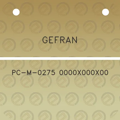 gefran-pc-m-0275-0000x000x00