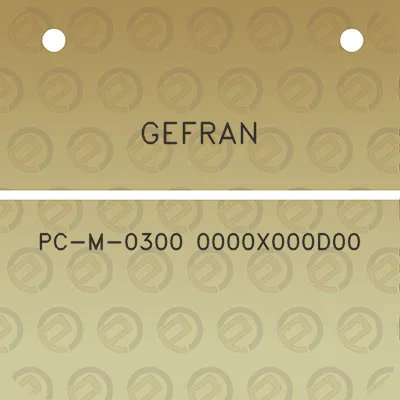 gefran-pc-m-0300-0000x000d00