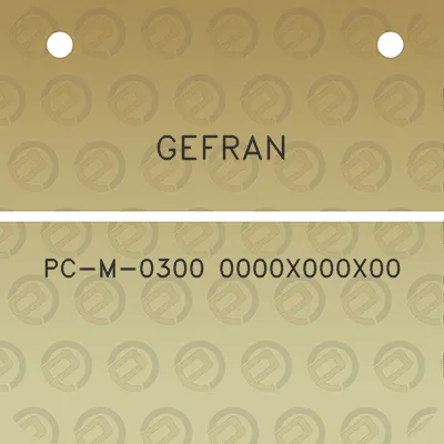 gefran-pc-m-0300-0000x000x00