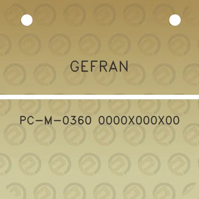 gefran-pc-m-0360-0000x000x00