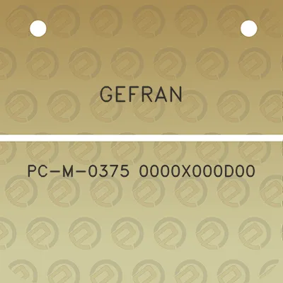 gefran-pc-m-0375-0000x000d00