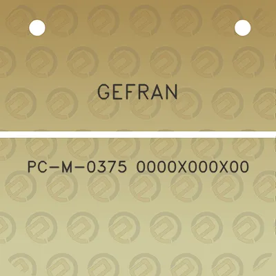 gefran-pc-m-0375-0000x000x00