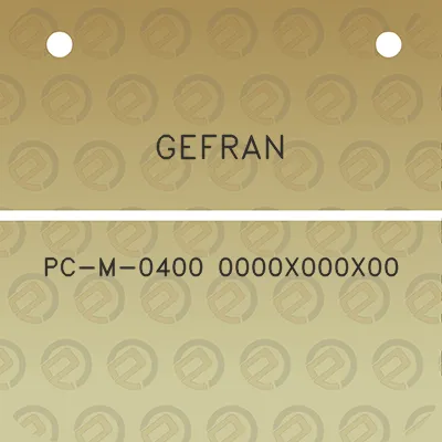 gefran-pc-m-0400-0000x000x00