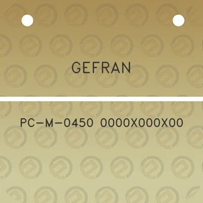 gefran-pc-m-0450-0000x000x00