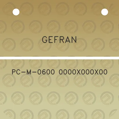 gefran-pc-m-0600-0000x000x00