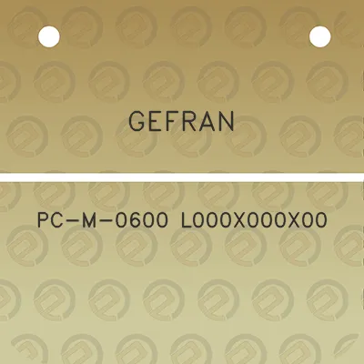 gefran-pc-m-0600-l000x000x00