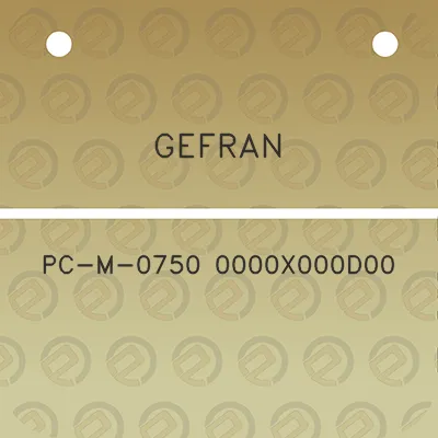 gefran-pc-m-0750-0000x000d00