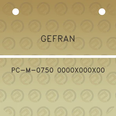 gefran-pc-m-0750-0000x000x00