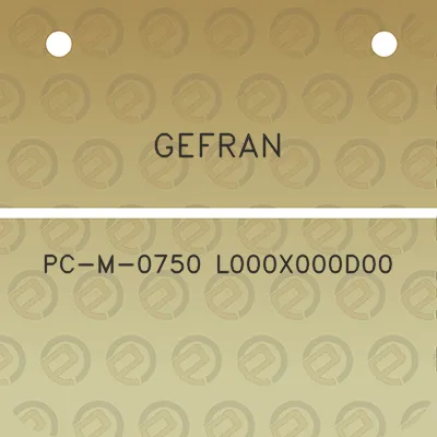 gefran-pc-m-0750-l000x000d00