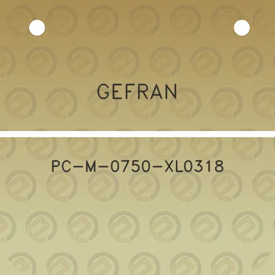 gefran-pc-m-0750-xl0318