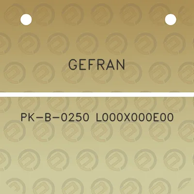 gefran-pk-b-0250-l000x000e00