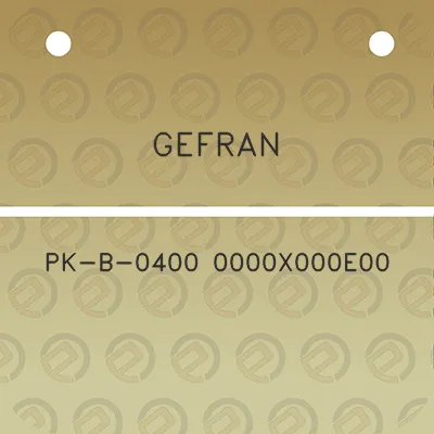 gefran-pk-b-0400-0000x000e00